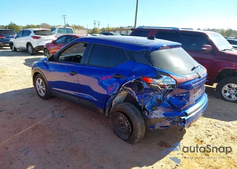 2021 Nissan Kicks S Xtronic Cvt из США, поврежденный, VIN 3N1CP5BV9ML566149